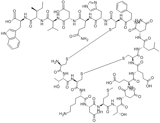SARAFOTOXIN 6C, [LYS4]-结构式