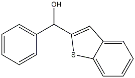 Structure of Benzo[b]thiophene-2-Methanol, α-phenyl-