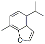 Structure of BENZOFURAN,7-METHYL-4-(1-METHYLETHYL)-