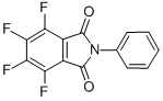 Chemical structure of N-Phenyltetrafluorophthalimide