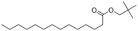 Structure of Tetradecanoic acid, 2,2-dimethylpropyl ester