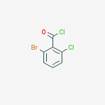 2-BROMO-6-CHLOROBENZOYL CHLORIDE结构式