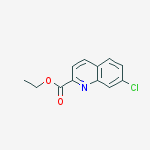Ethyl 7-chloroquinoline-2-carboxylate结构式