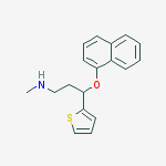 Structure of duloxetine