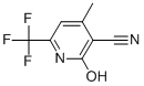 2-羟基-4-甲基-6-(三氟甲基)烟腈结构式