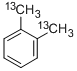 Chemical structure of O-XYLENE-ALPHA,ALPHA-13C2