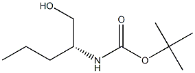 Structure of N-[(1R)-1-(Hydroxymethyl)butyl]carbamic acid 1,1-dimethylethyl ester