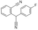 Structure of 2-[CYANO(4-FLUOROPHENYL)METHYL]BENZENECARBONITRILE