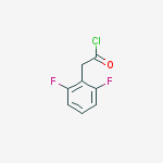 (2,6-DIFLUORO-PHENYL)-ACETYL CHLORIDE结构式