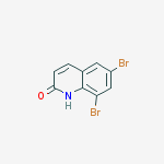 Structure of 6,8-dibromo-1H-quinolin-2-one