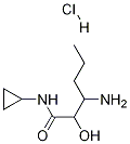 3-氨基-N-环丙基-2-羟基乙酰胺盐酸盐结构式