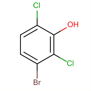 Structure of Phenol, 3-bromo-2,6-dichloro-