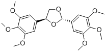Structure of BIS-(3,4,5-TRIMETHOXYPHENYL)-1,3-DIOXOLANE