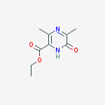 Structure of ethyl 3,5-dimethyl-6-oxo-1,6-dihydropyrazine-2-carboxylate