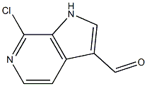 Structure of 7-Chloro-6-azaindole-3-carboxylaldehyde