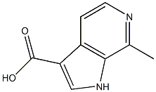 Structure of 7-Methyl-6-azaindole-3-carboxylic acid