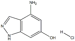 Structure of 4-AMino-6-hydroxy (1H)indazole hydrochloride