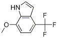 Structure of 1H-Indole, 7-Methoxy-4-(trifluoroMethyl)-