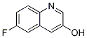 Structure of 3-Quinolinol, 6-fluoro-