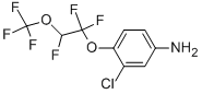 Structure of 3-Chloro-4-[1,1,2-trifluoro-2-(trifluoromethoxy)ethoxy]benzenamine