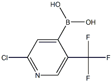 Structure of boronic acid, B-[2-chloro-5-(trifluoromethyl)-4-pyridinyl]-