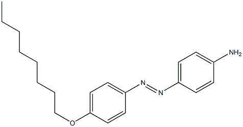 Structure of 4-[(1E)-2-[4-(Octyloxy)phenyl]diazenyl]-benzenamine
