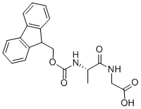Structure of FMOC-ALA-GLY-OH