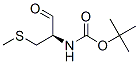 Carbamic acid, [(1R)-1-formyl-2-(methylthio)ethyl]-, 1,1-dimethylethyl ester结构式