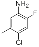 Structure of 2-CHLORO-4-FLUORO-5-METHYL ANILINE