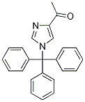 1-(1-三苯甲基-4-)乙酮结构式