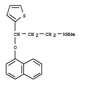 Structure of (±)-Duloxetine