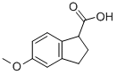 Structure of 1H-INDENE-1-CARBOXYLIC ACID, 2,3-DIHYDRO-5-METHOXY-