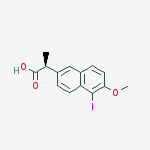 Structure of (S)-5-Iodo Naproxen