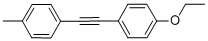 Structure of 1-ETHOXY-4-(2-P-TOLYLETHYNYL)BENZENE