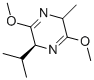 Structure of (2S,5SR)-(+)-2,5-DIHYDRO-3,6-DIMETHOXY-2-ISOPROPYL-5- METHYLPYRAZINE FOR SYNTHESIS