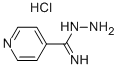Structure of 4-Pyridinecarboximidic acid, hydrazide HCl