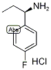 Structure of (1R)-1-(4-Fluorophenyl)propylamine hydrochloride