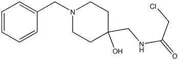 Structure of N-((1-benzyl-4-hydroxypiperidin-4-yl)Methyl)-2-chloroacetaMide