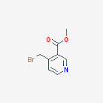Structure of Methyl 4-(bromomethyl)nicotinate