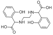 N,N-乙基双(2-[2-羟基苯基]甘氨酸)结构式