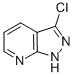 Structure of 3-CHLORO-1H-PYRAZOLO[3,4-B]PYRIDINE