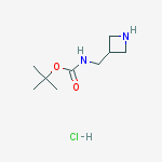 Structure of 3-BOC-AMINOMETHYL-AZETIDINE HYDROCHLORIDE