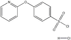 Structure of 4-(2-Pyridinyloxy)benzenesulfonylchloridehydrochloride