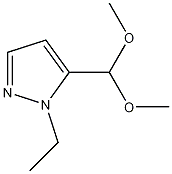 Structure of 5-(dimethoxymethyl)-1-ethyl-1H-pyrazole