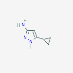 Structure of 5-Cyclopropyl-1-methyl-1H-pyrazol-3-amine