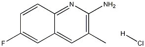 Structure of 2-Amino-6-fluoro-3-methylquinoline hydrochloride