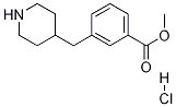 Structure of 3-Piperidin-4-ylmethyl-benzoic acid methyl ester hydrochloride