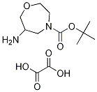 Structure of tert-Butyl 6-amino-1,4-oxazepane-4-carboxylate oxalate