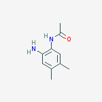 Structure of N-(2-amino-4,5-dimethylphenyl)acetamide