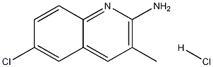 Structure of 2-Amino-6-chloro-3-methylquinoline hydrochloride